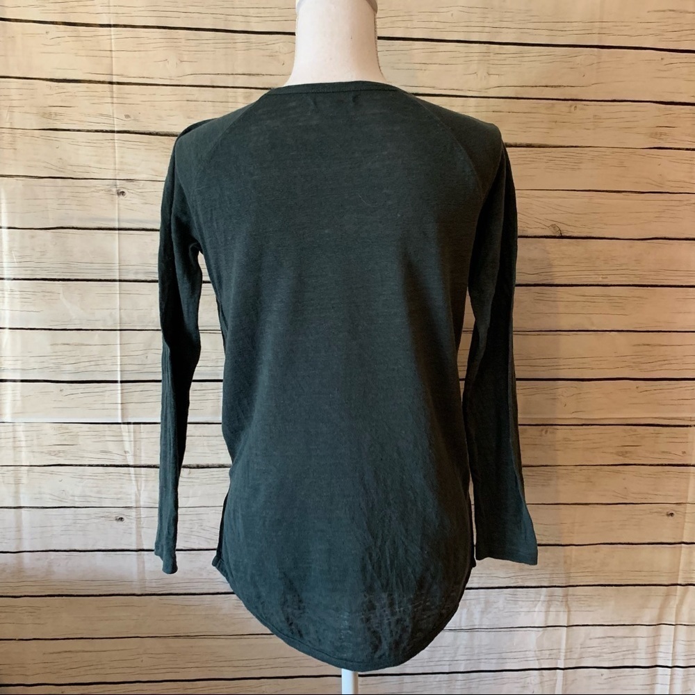 Madewell Long Sleeve Slit Side Tee - Picture 2 of 7